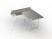 Image of 3SDL Series, Stainless Steel NSF Listed Soiled Dishtable Corner Design with Landing Shelf